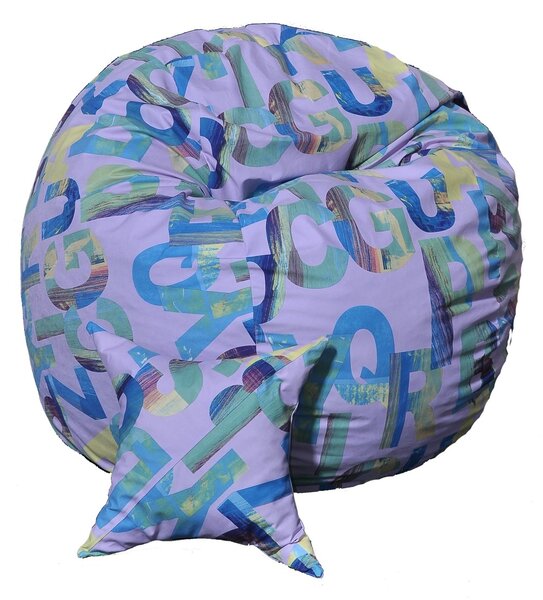 Set Fotoliu King Size cu Perna, Material Textil - Serenity