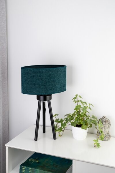 Lampă de masă Duolla OVAL 1xE27/15W/230V d. 30 cm verde