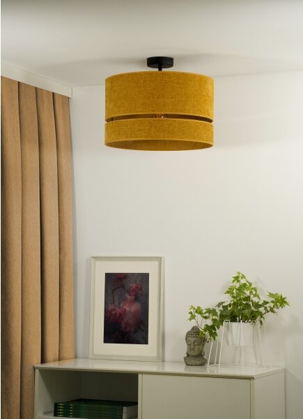 Lustră aplicată Duolla DOUBLE 1xE27/15W/230V d. 40 cm portocaliu