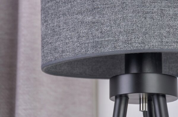 Lampă de masă Duolla OVAL 1xE27/15W/230V d. 30 cm gri