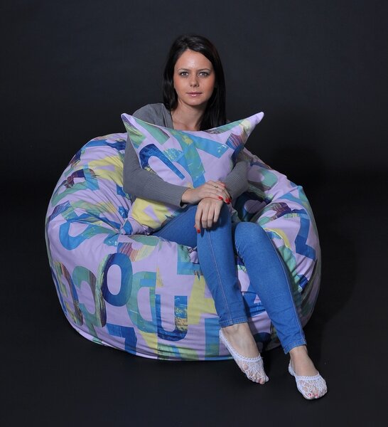 Set Fotoliu Matusalem cu Perna, Material Textil - Serenity
