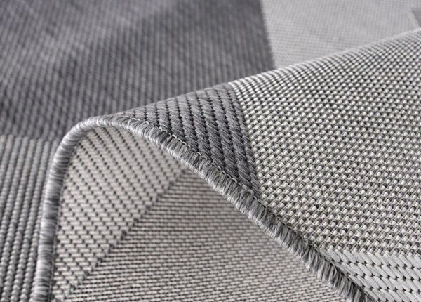Covor Bucatarie, Model Iuta, Lineo A906 K708 Gri Dreptunghi, 80x150