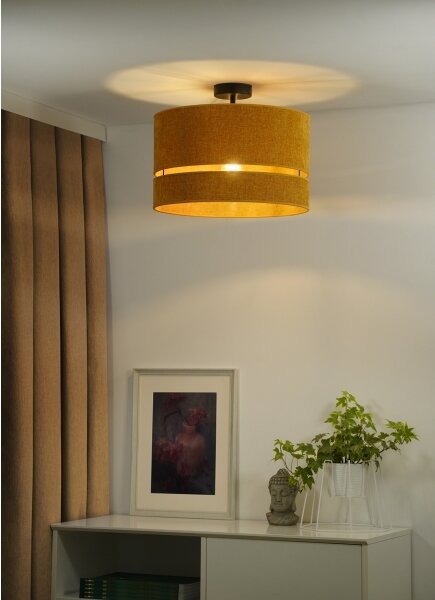 Lustră aplicată Duolla DOUBLE 1xE27/15W/230V d. 40 cm portocaliu