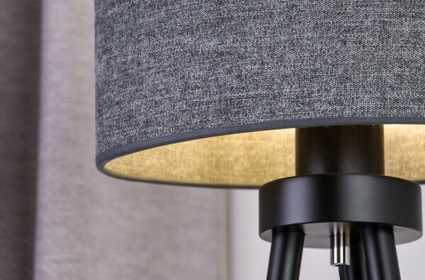 Lampă de masă Duolla OVAL 1xE27/15W/230V d. 30 cm gri
