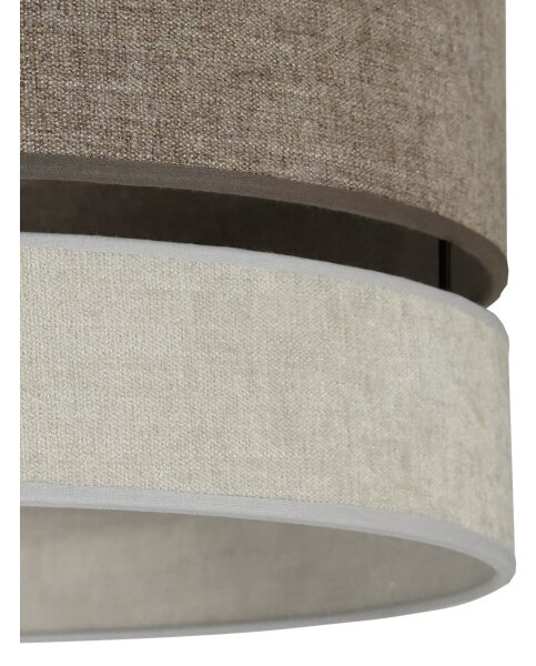 Lustră aplicată Duolla DOUBLE 1xE27/15W/230V d. 40 cm maro/gri