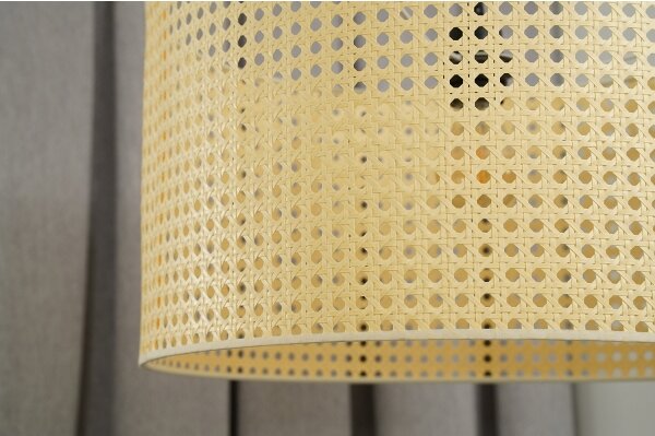 Lustră pe cablu ROLLER Duolla RATTAN 1xE27/15W/230V d. 45 cm bej
