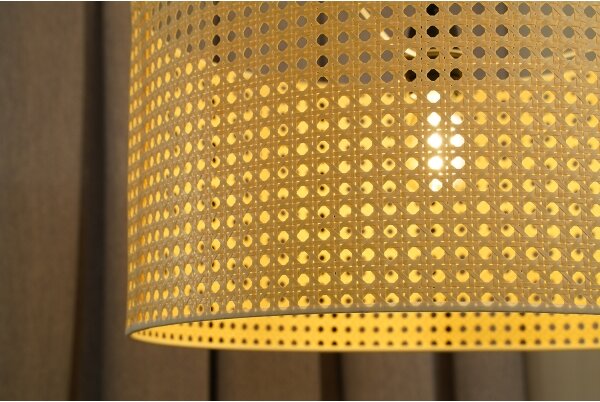 Lustră pe cablu ROLLER Duolla RATTAN 1xE27/15W/230V d. 45 cm bej