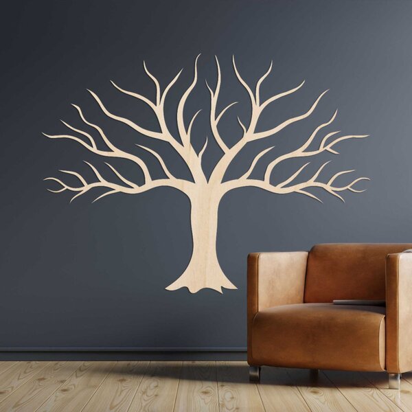Pictură decorativă de perete cu crengi de copac | KORNE