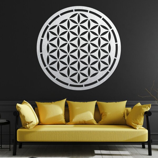 Mandala din lemn, decorațiune de perete | HAAMONY