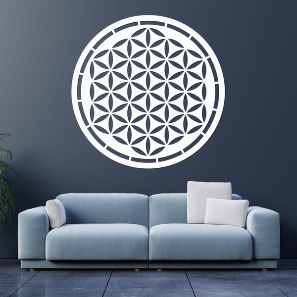 Mandala din lemn, decorațiune de perete | HAAMONY