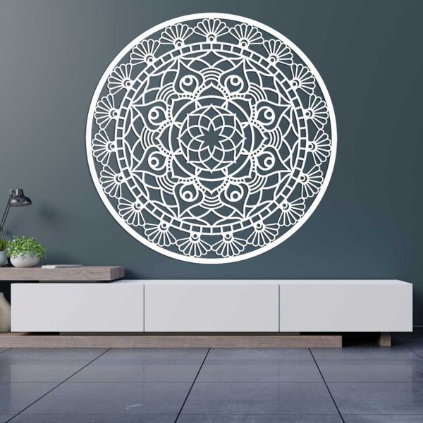 Decorațiune murală din lemn cu mandala | JOKOPO