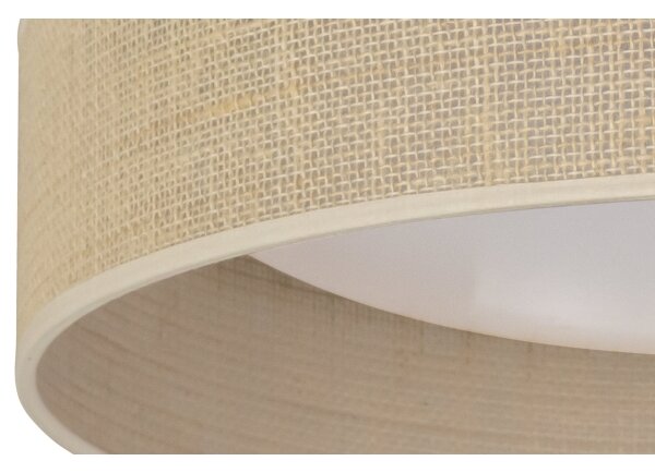 Plafonieră LED Duolla ROLLER LED/24W/230V d. 45 cm bej