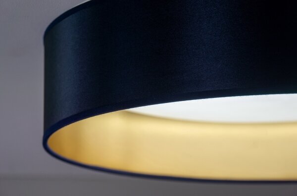 Plafonieră LED Duolla ROLLER LED/24W/230V d. 45 cm albastru/auriu