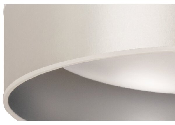 Plafonieră LED Duolla ROLLER LED/24W/230V d. 45 cm argintiu