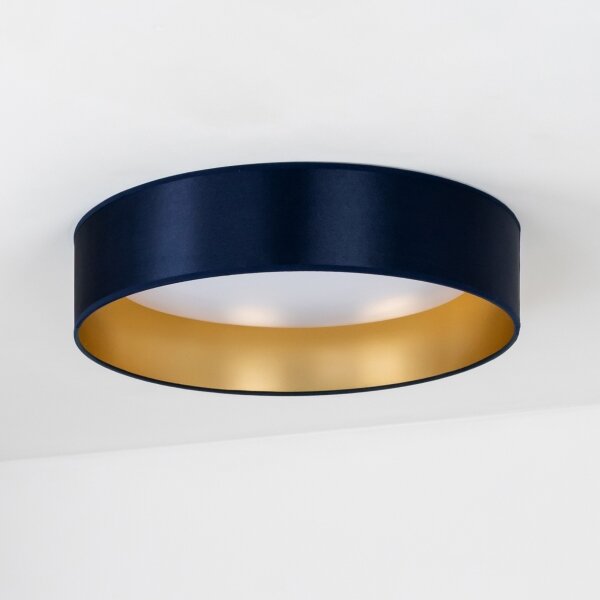 Plafonieră LED Duolla ROLLER LED/24W/230V d. 45 cm albastru/auriu