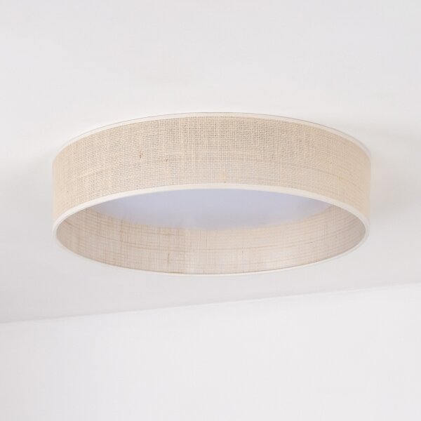 Plafonieră LED Duolla ROLLER LED/24W/230V d. 45 cm bej