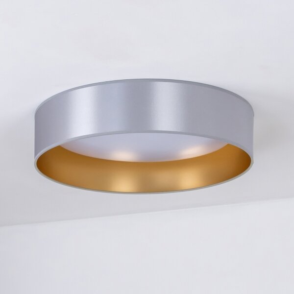 Plafonieră LED Duolla ROLLER LED/24W/230V d. 45 cm argintiu/auriu