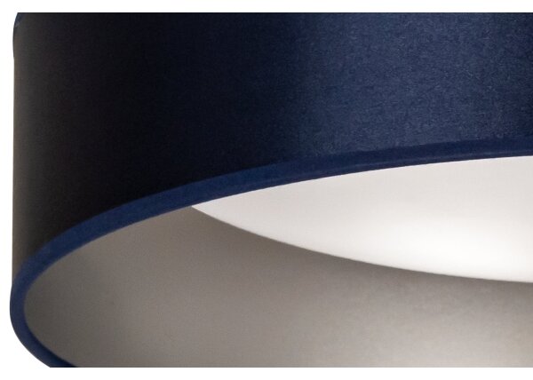 Plafonieră LED Duolla ROLLER LED/24W/230V d. 45 cm albastru/argintiu