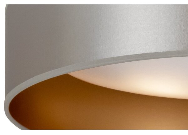 Plafonieră LED Duolla ROLLER LED/24W/230V d. 45 cm argintiu/auriu