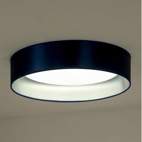 Plafonieră LED Duolla ROLLER LED/24W/230V d. 45 cm albastru/argintiu