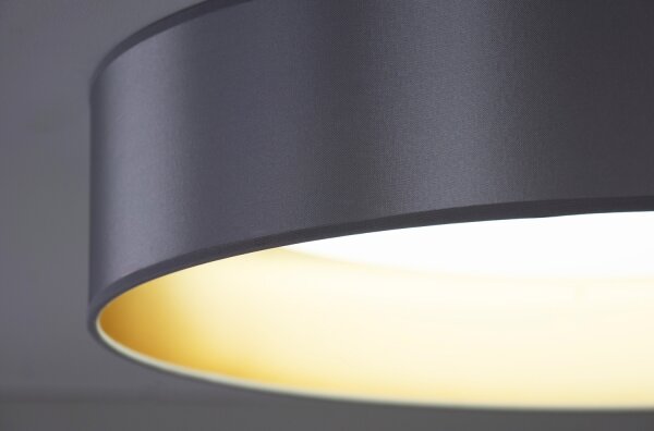 Plafonieră LED Duolla ROLLER LED/24W/230V d. 45 cm argintiu/auriu