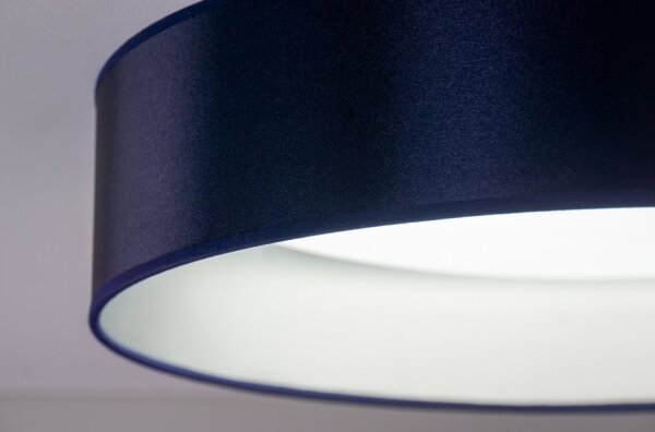 Plafonieră LED Duolla ROLLER LED/24W/230V d. 45 cm albastru/argintiu