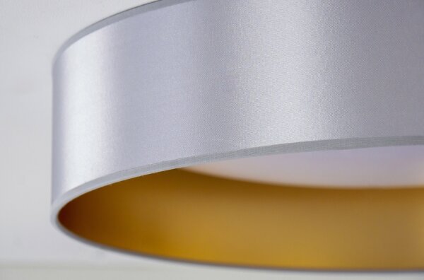 Plafonieră LED Duolla ROLLER LED/24W/230V d. 45 cm argintiu/auriu