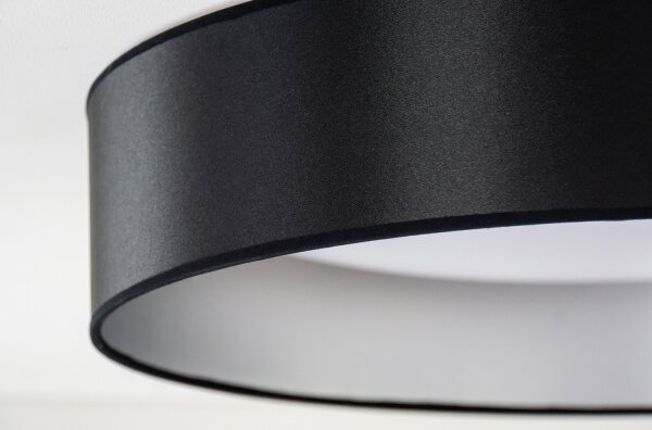 Plafonieră LED Duolla ROLLER LED/24W/230V d. 45 cm negru/argintiu