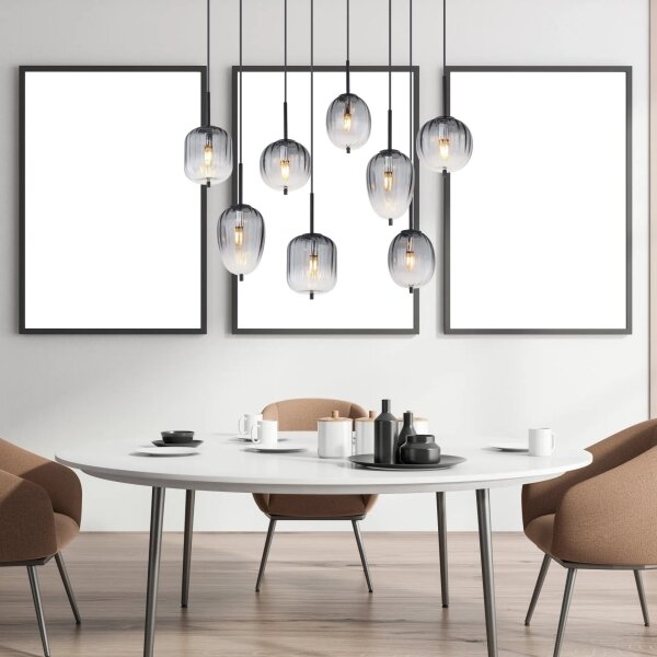 Lustră pe cablu Globo 15215-8 ATTILA 8xE14/40W/230V