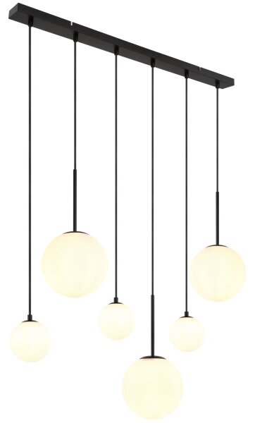 Lustră pe cablu Globo 15168-6 HALLIE 3xE27/9W/230V + 3xG9/5W