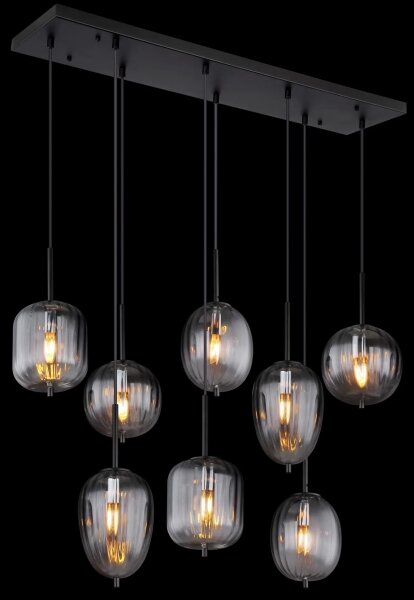 Lustră pe cablu Globo 15215-8 ATTILA 8xE14/40W/230V