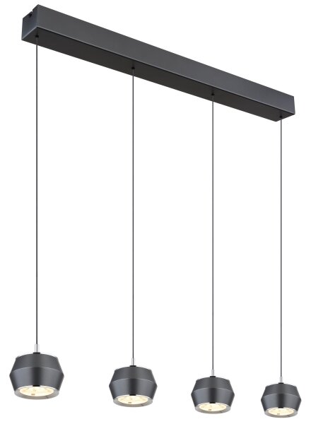 Lustră LED pe cablu Globo 15209-4 MARTHY 4xLED/6W/230V