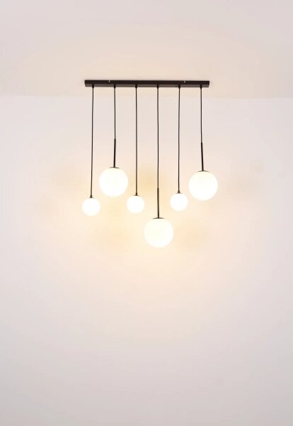 Lustră pe cablu Globo 15168-6 HALLIE 3xE27/9W/230V + 3xG9/5W