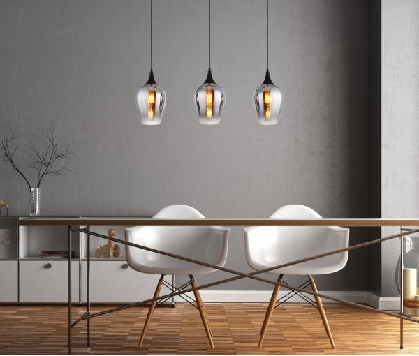 Lustră pe cablu Globo 155520-3HS LAVUS 3xE27/60W/230V