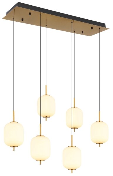 Lustră LED pe cablu Globo 15217-6 EWALD 6xLED/6,7W/230V