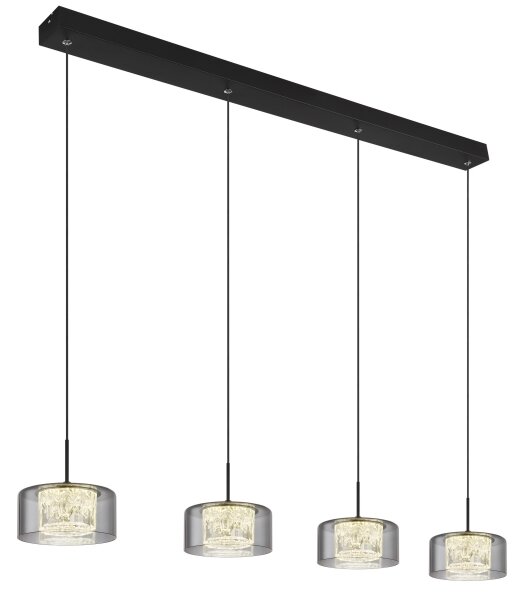 Lustră LED pe cablu Globo 15634-4 FOGSY 4xLED/8W/230V