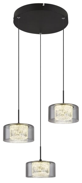 Lustră LED pe cablu Globo 15634-3 FOGSY 3xLED/8W/230V