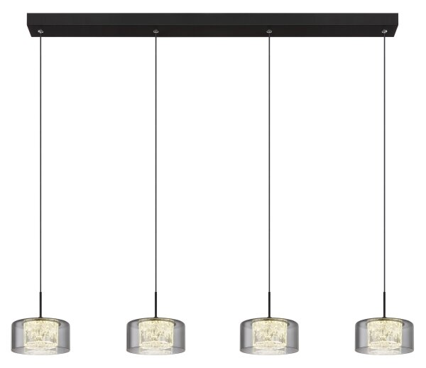 Lustră LED pe cablu Globo 15634-4 FOGSY 4xLED/8W/230V