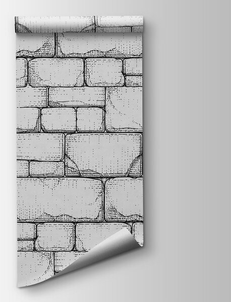 Fototapet Ferestre gotice elegante pe o structură din piatră, Fototapet designer, Fototapet populare, t00811 - Tapeko.ro