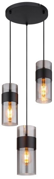 Lustră pe cablu Globo 15718-3 SCARFINA 3xE27/60W/230V