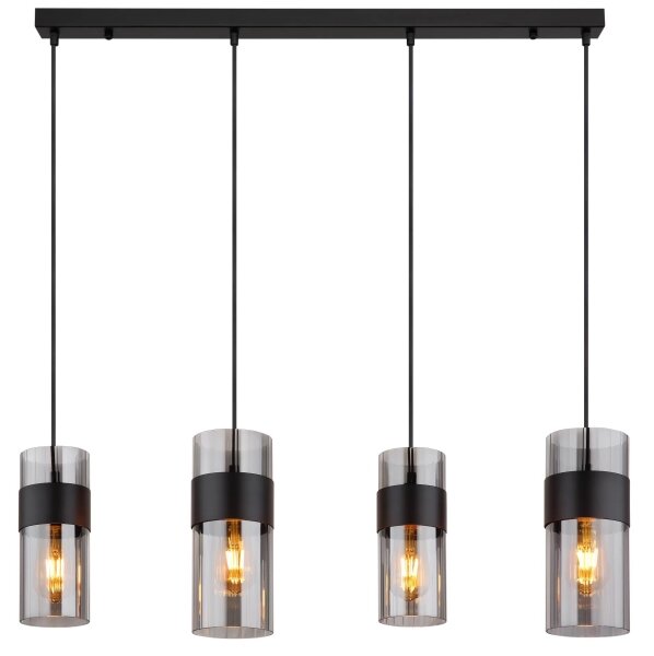 Lustră pe cablu Globo 15718-4 SCARFINA 4xE27/60W/230V