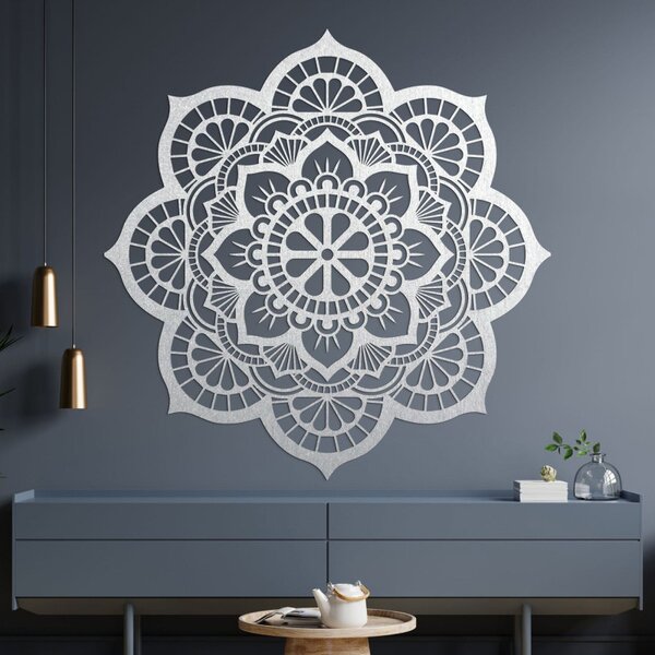 Decorațiune de perete cu simbolismul mandalei, floare de lotus | MYSTICA