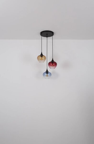 Lustră pe cablu Globo 15748-3HR SANDER 3xE27/60W/230V