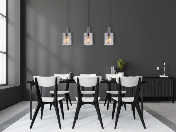 Lustră pe cablu Globo 15904-3H TULIVAR 3xE27/40W/230V