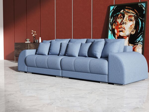 Canapea extensibilă dumonde cu 2 lăzi de depozitare Verona Enjoy Blue 310x120 cm