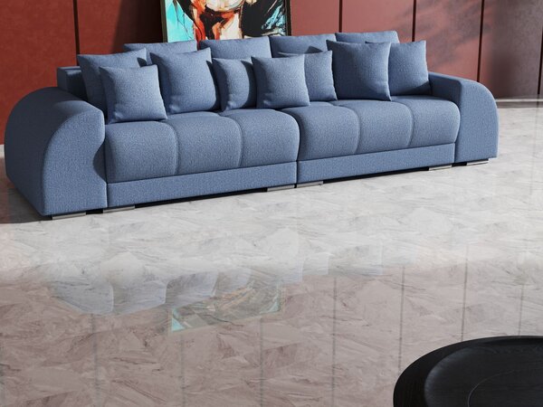 Canapea extensibilă dumonde cu 2 lăzi de depozitare Verona Enjoy Blue 310x120 cm