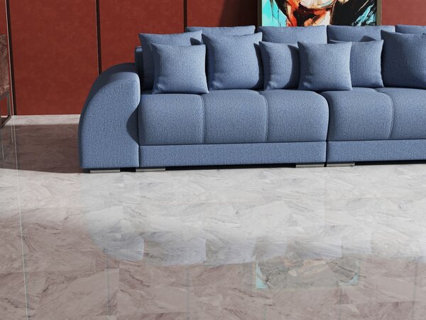 Canapea extensibilă dumonde cu 2 lăzi de depozitare Verona Enjoy Blue 310x120 cm