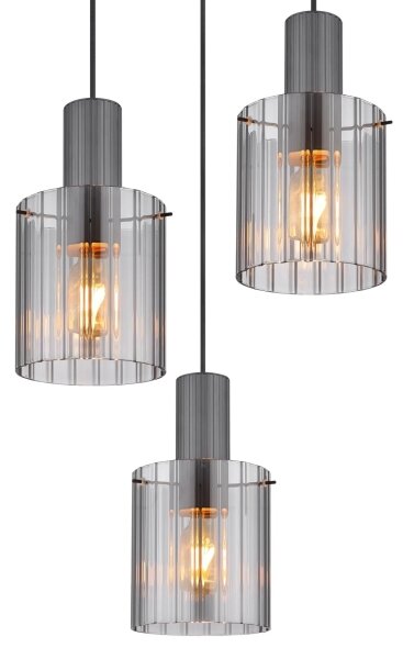 Lustră pe cablu Globo 15904-3HR TULIVAR 3xE27/40W/230V