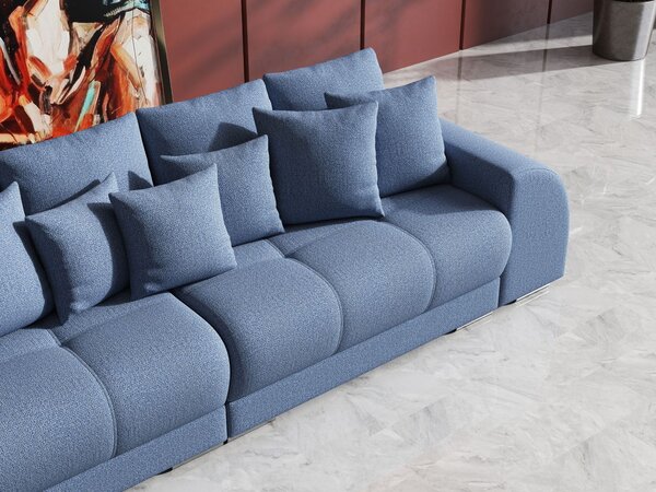 Canapea extensibilă dumonde cu 2 lăzi de depozitare Verona Enjoy Blue 310x120 cm
