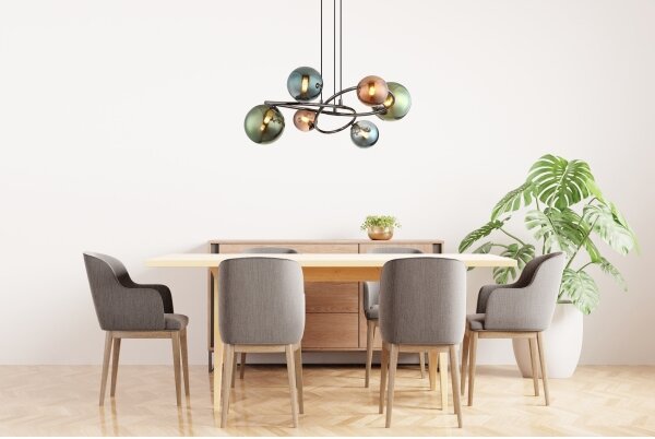 Lustră LED pe cablu Globo 56142-6H RIHA 6xG9/3,5W/230V
